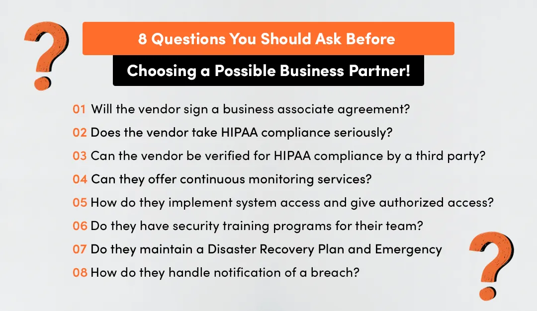 questions for better understanding of possible business partners, international regulations, compliance gaps, internal controls, incident management or other applicable laws in compliance management software