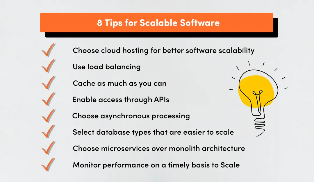 8 tips for software scalability especially for software as a service or third party services and integrations