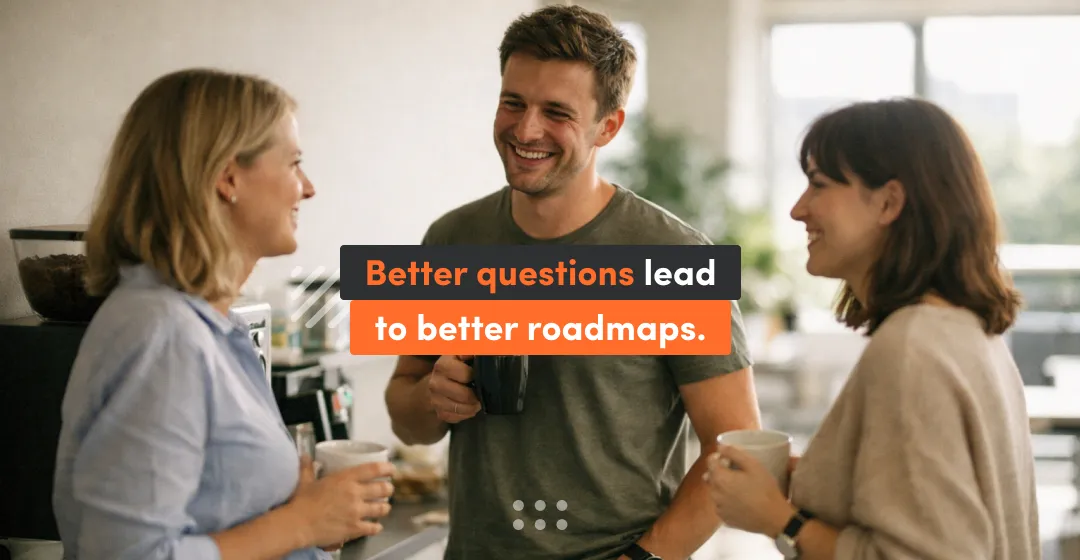 Product team discussing dependency management to improve roadmap planning and delivery predictability