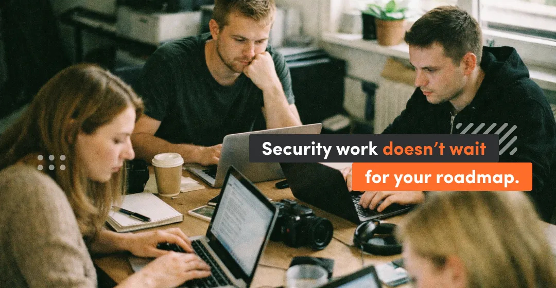 Development team addressing security issues in third party dependencies that interrupt planned roadmap work