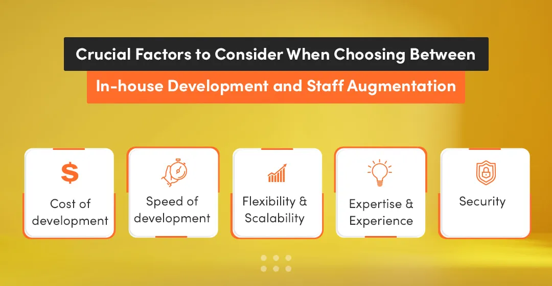 choose in-house development, choose staff augmentation