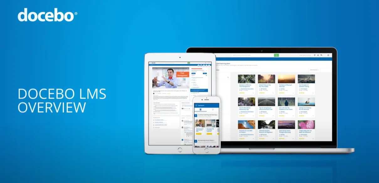 Dashboard docebo LMS