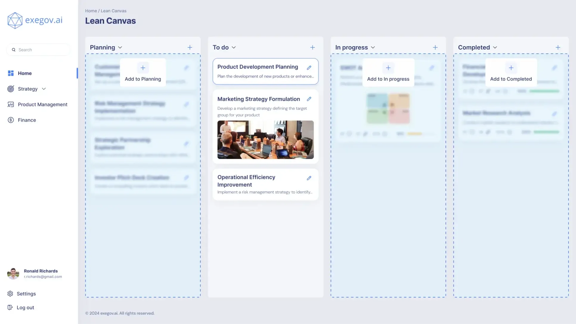 Case Study: **Exegov AI<br />Business Plan Generator**-mockup-desktop-2