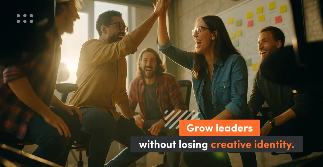 Group meeting about grow lewaders with creativity