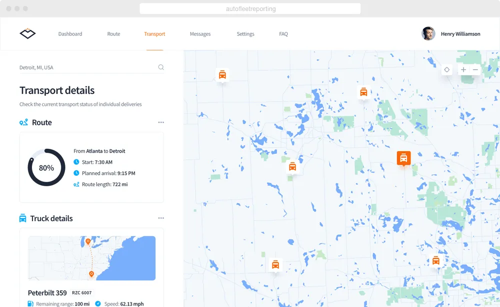 Automated Fleet Reporting hero image