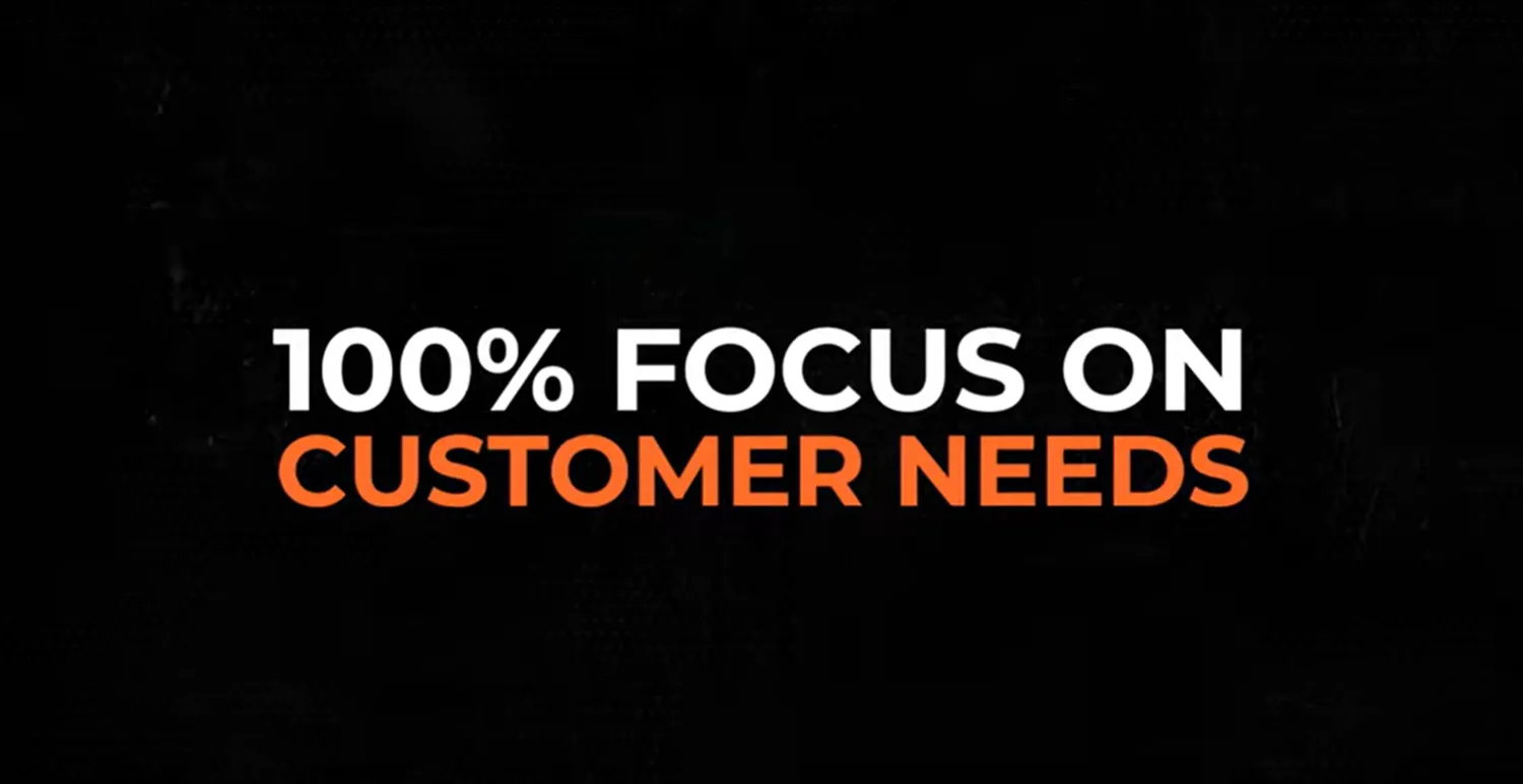 Digital transformation initiatives is 100 percent focused on customer needs