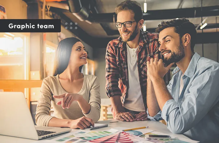 Design team from custom software solutions design