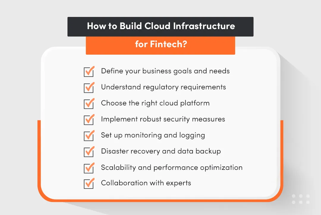 how to build cloud platforms for financial services sector or a cloud provider in fintech industry