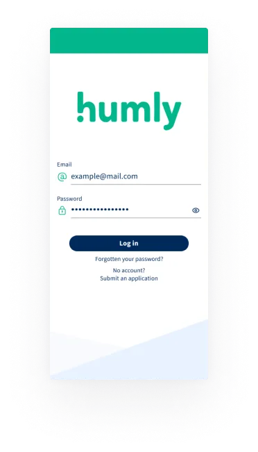 # **Humly - recruitment platform**
-mockup-mobile