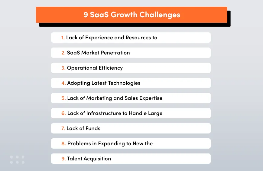 SaaS growth challenges for scalable software development process