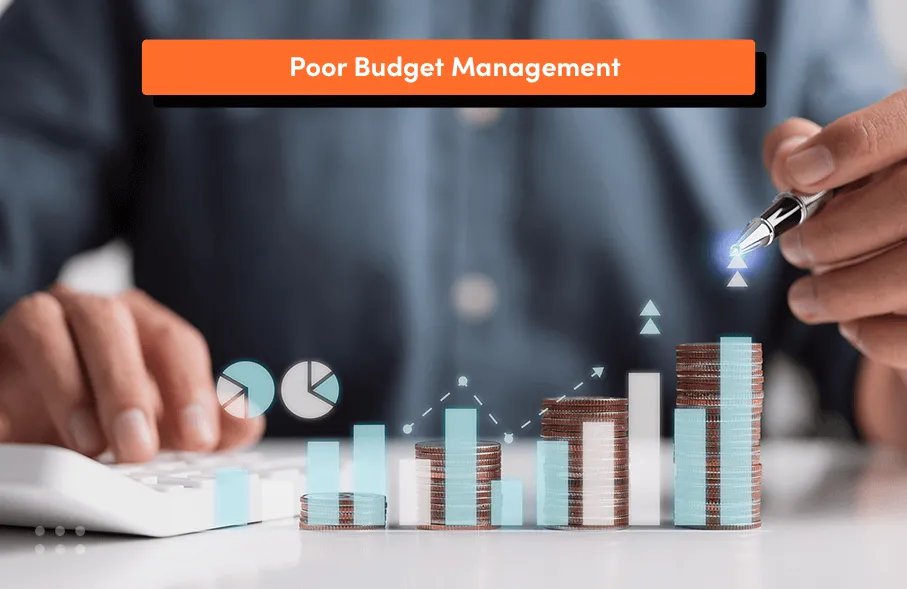 poor budget management when developing android or ios apps