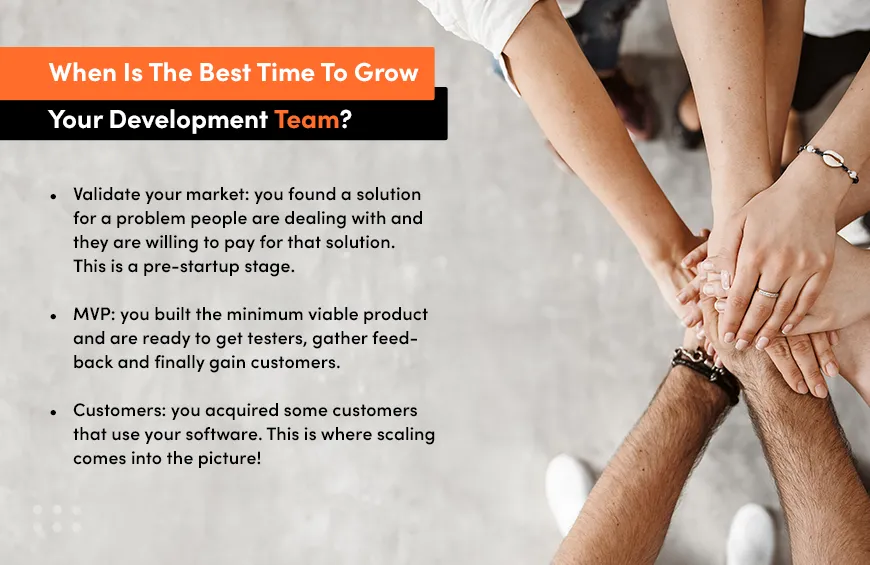 When is the best time to grow your software development teams