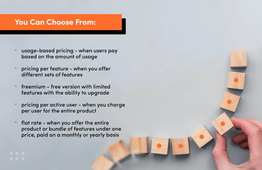 SaaS pricing options