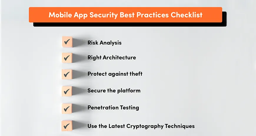 mobile app security checklist and how to develop software securely
