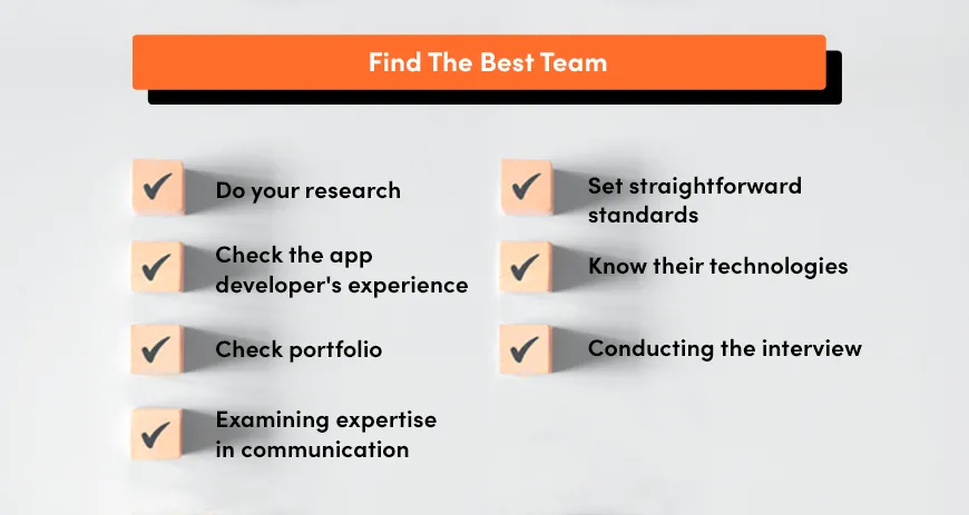 How to find the best development team