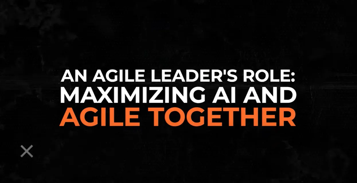 Agile community and maximizing ai and agile together