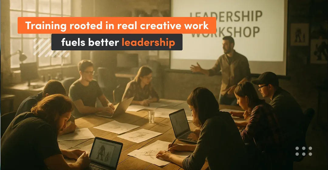 Group meeting about training for better leadership