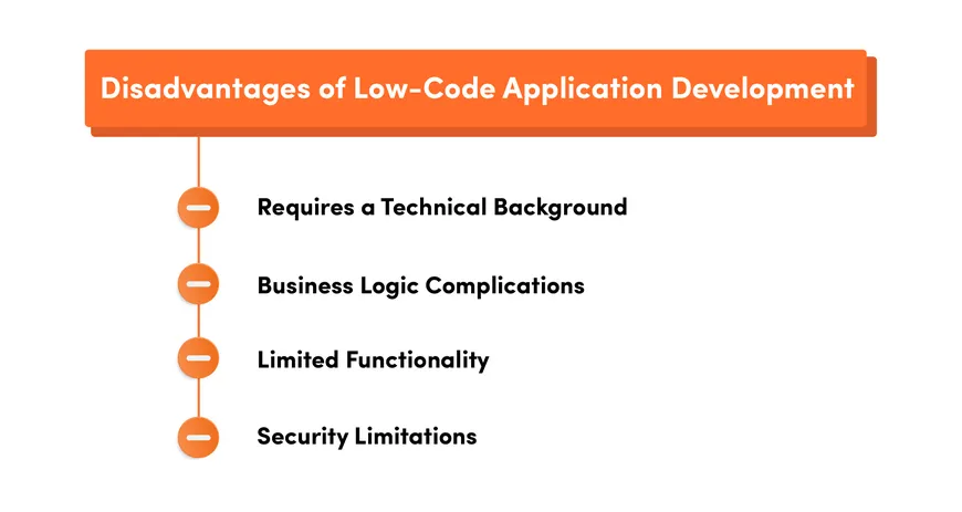 disadvantages of low-code