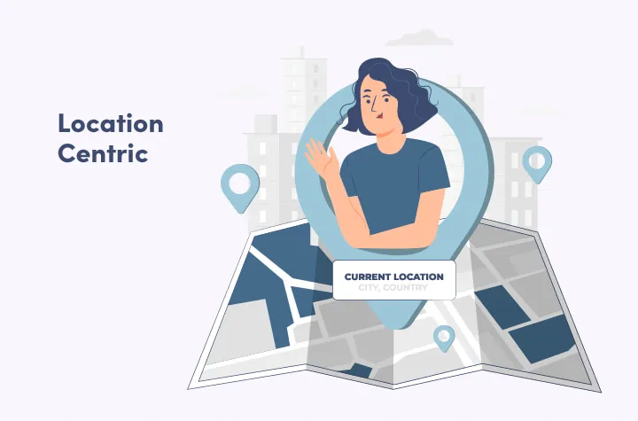 location centric in custom real estate software