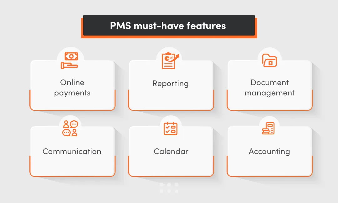 Must-have features of PMS or property management tools