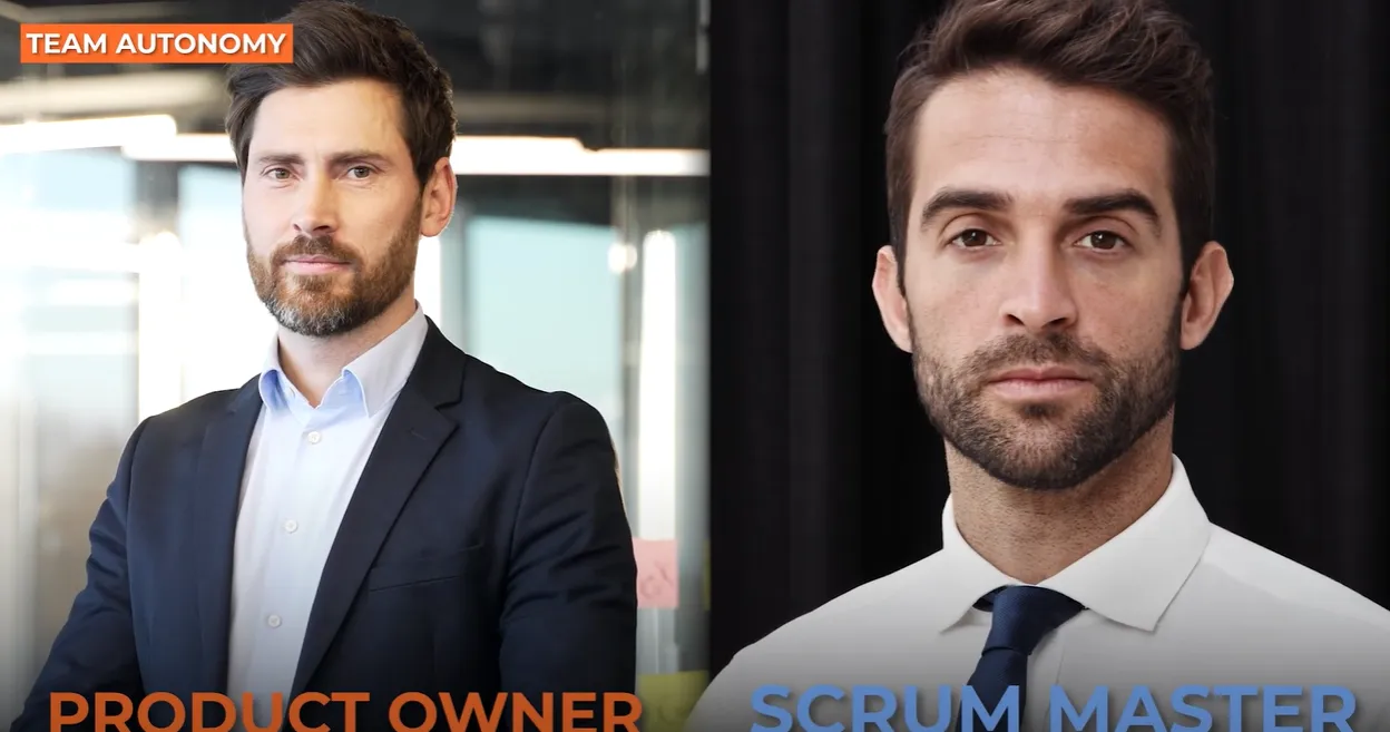 Product owner and scrum master in product strategy