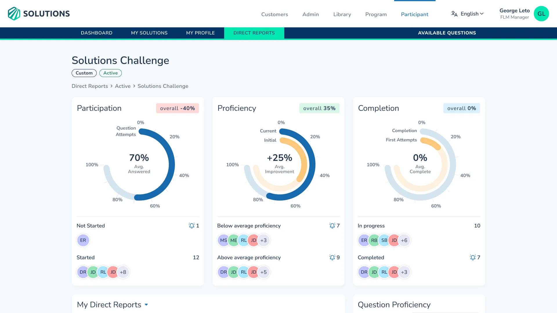 Qstream - microlearning SaaS platform-mockup-desktop