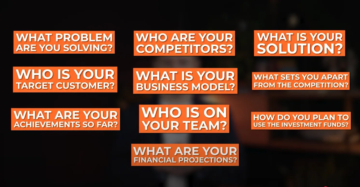 10 questions investors ask startups, first question is what problem are you solving, the second question is what is your solutions and etc.