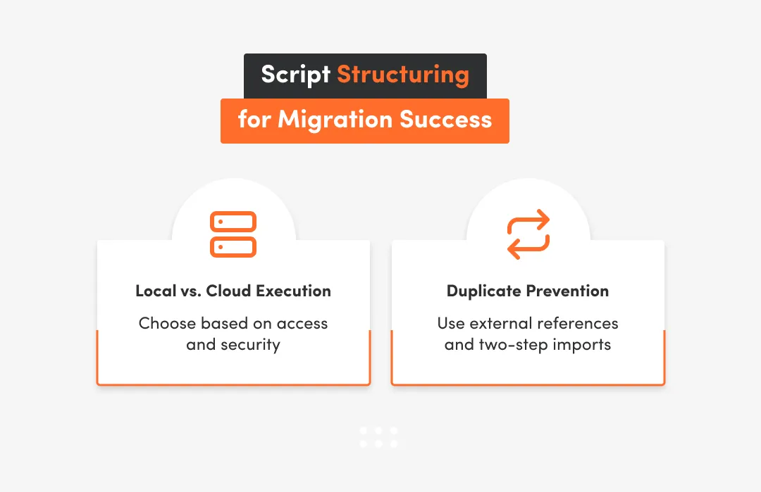 Script Structuring Tips