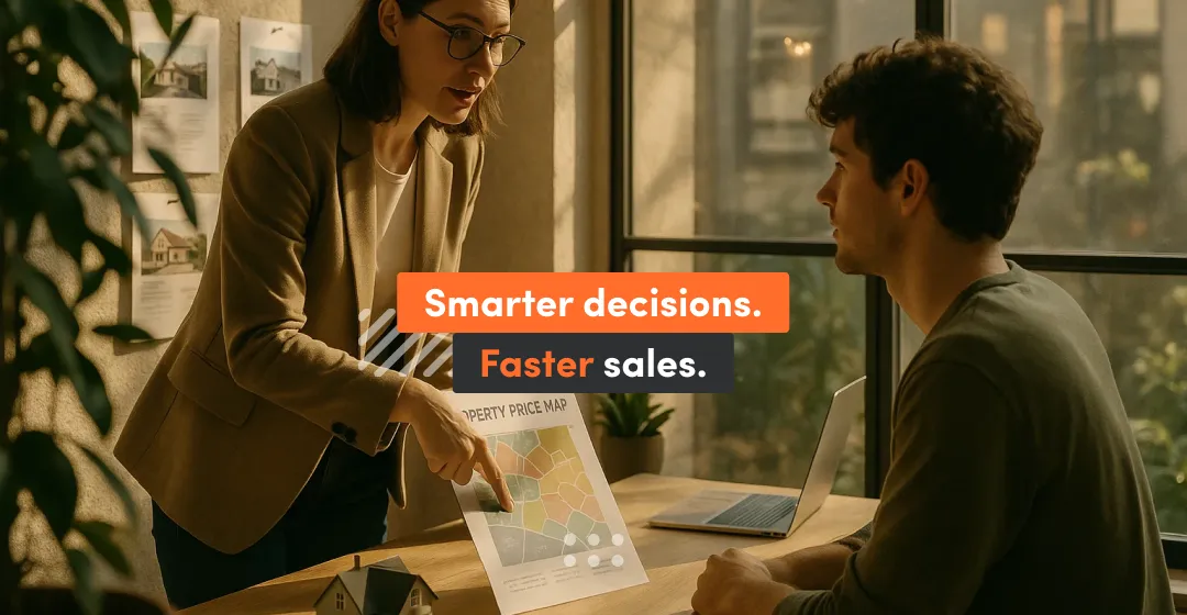 Two people with inspcription about smarter decisions