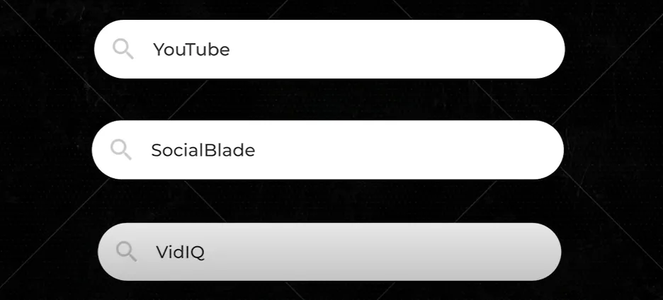 Web analytics tools like Social Blade or VidIq for Youtube
