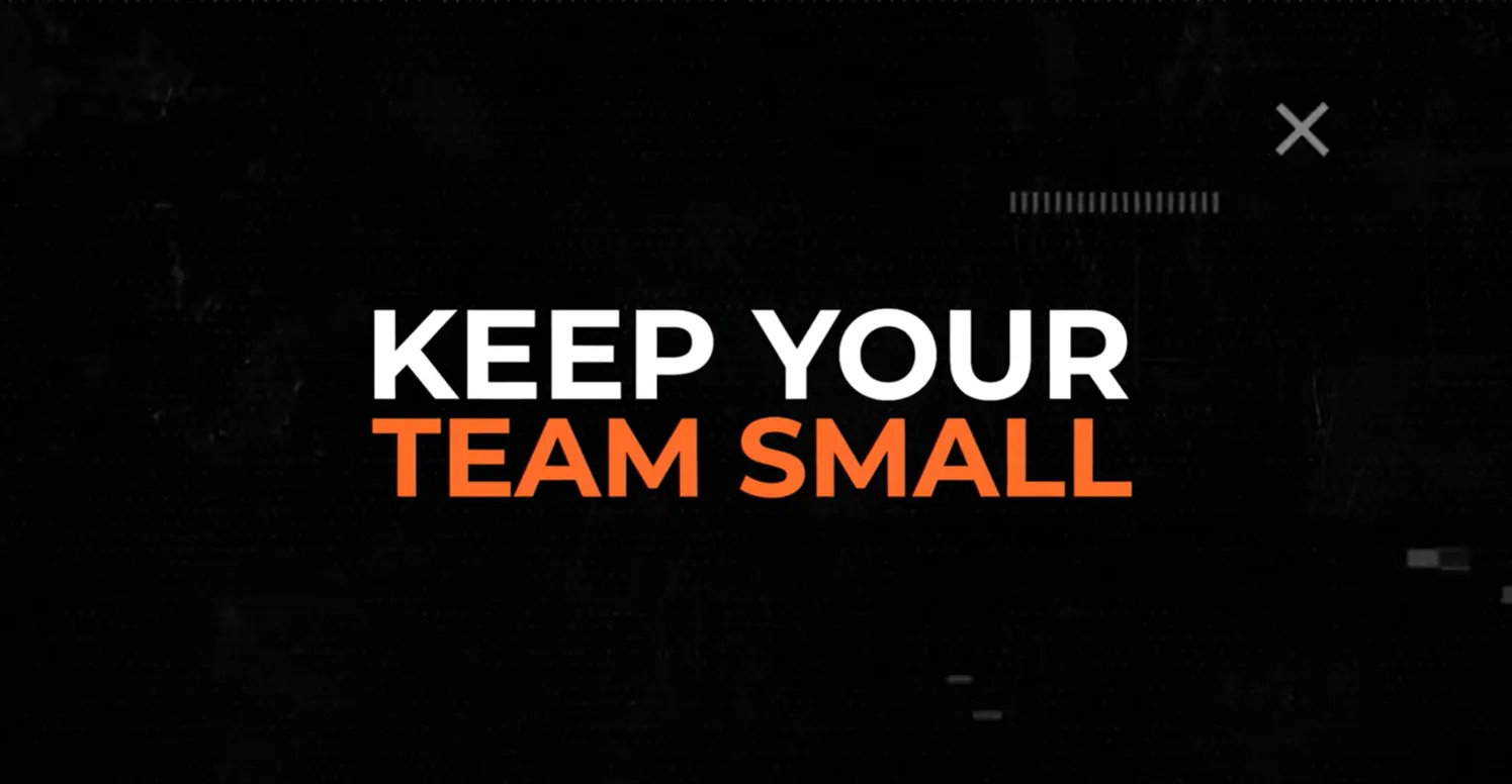 digital transformation journey says keep your team small