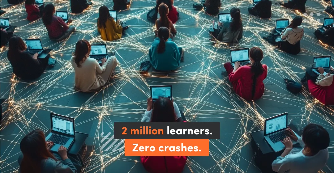 A lot of people sitting on the floor with laptops