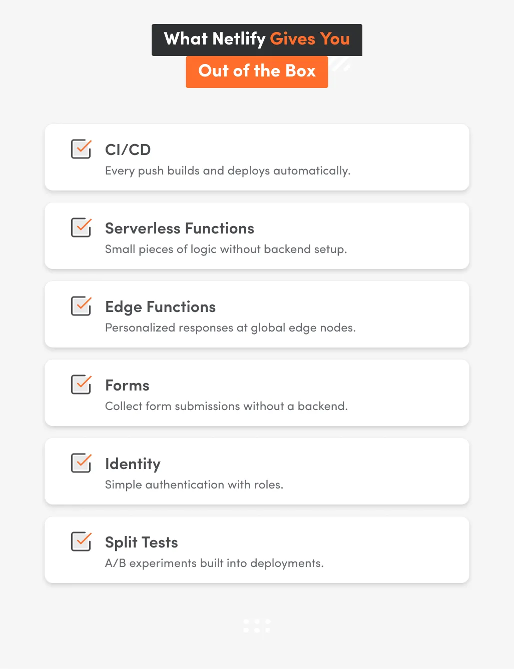 What Netlify Gives You Out Of The Box