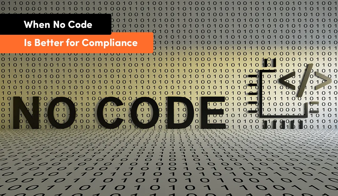 choose no code compliance