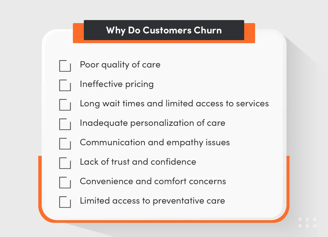 reduce customer churn checklist