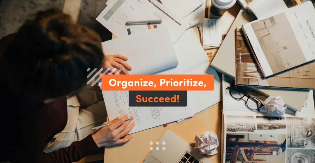 The image shows project managment software for small teams
