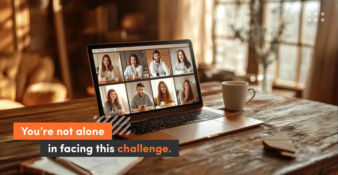 Slogan you are not alone in facing this challenge.