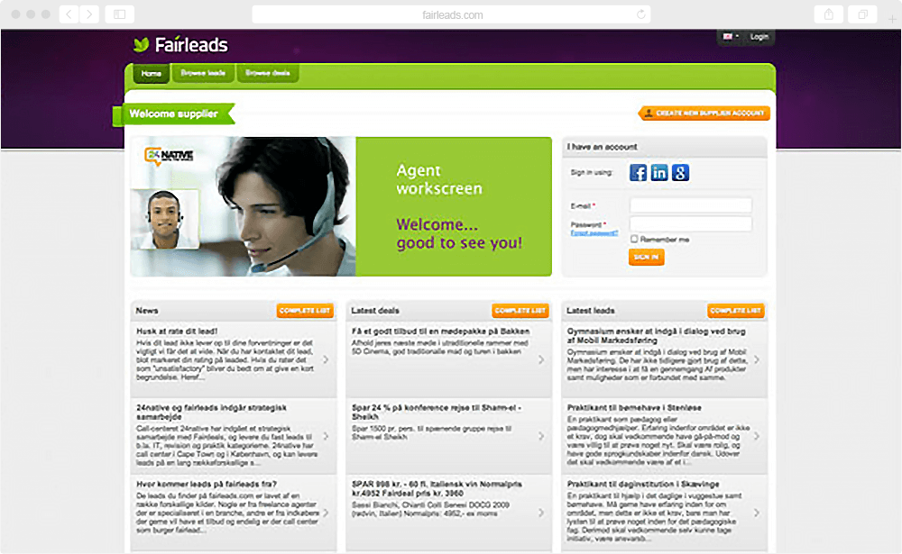 Fair Leads - screen