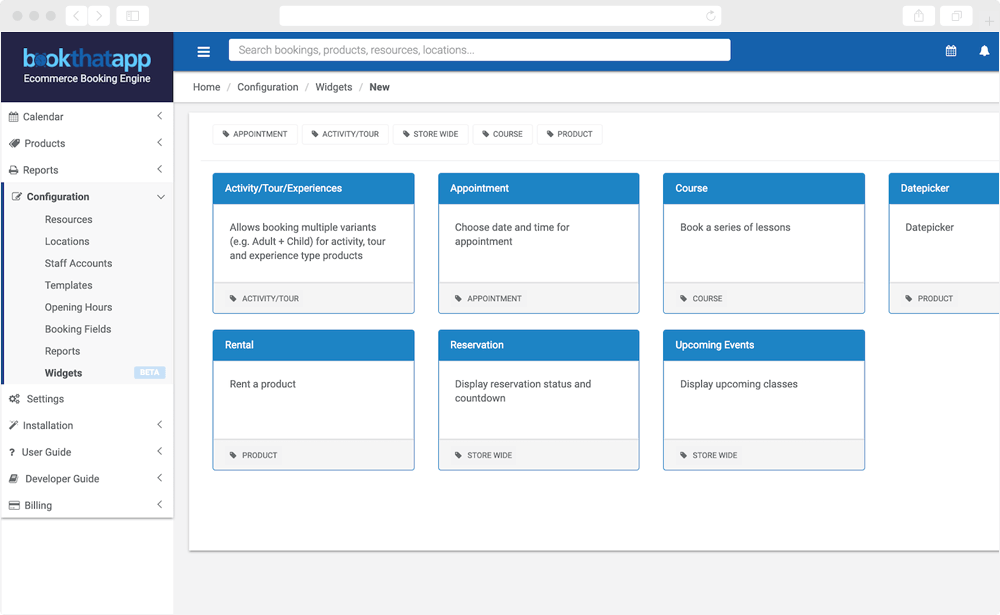 BookThatApp - screen