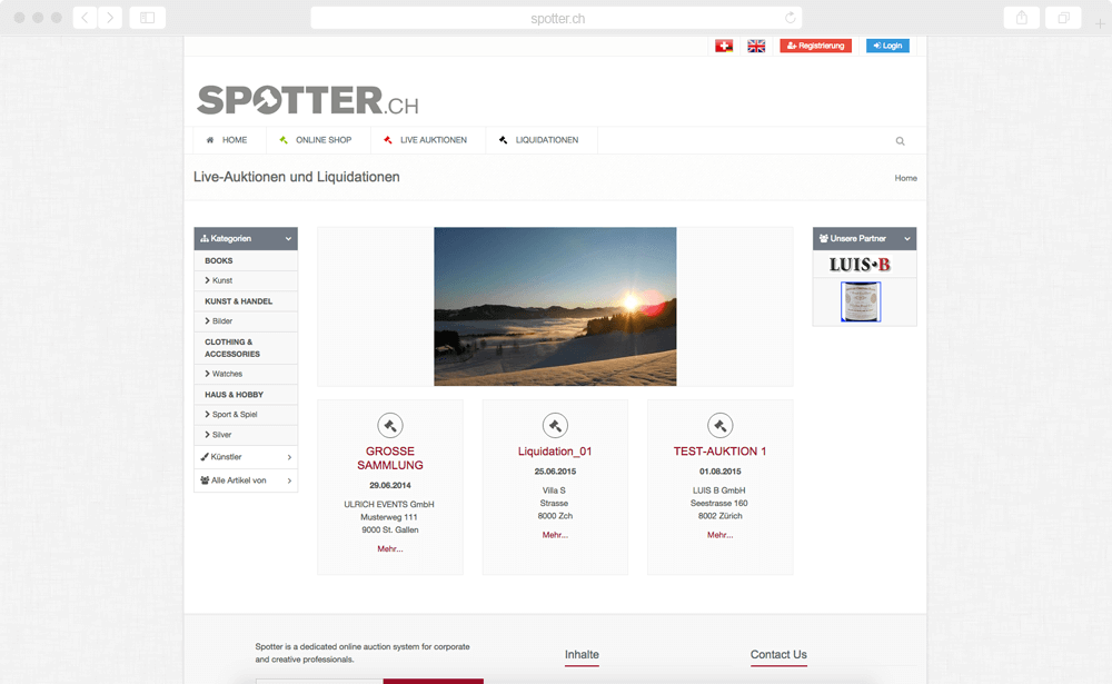 Spotter - screen